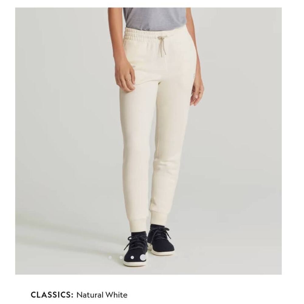 NWT allbirds Women's The R&R Sweatpants - XL - Natural White - XL